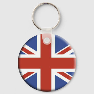 英国国旗のイギリスの旗の円の設計 キーホルダー