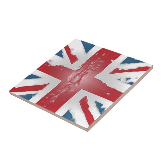 英国国旗のイギリスの旗の抽象芸術のワックスの芸術 タイル (側面)