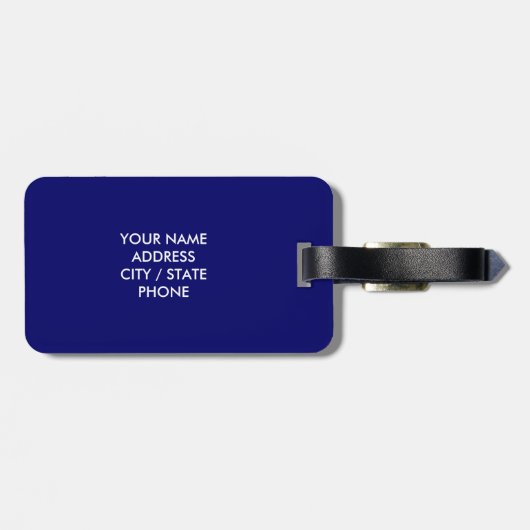 英国国旗のイギリスの旗カスタムな旅行荷物は付きます ラゲッジタグ (裏面横)