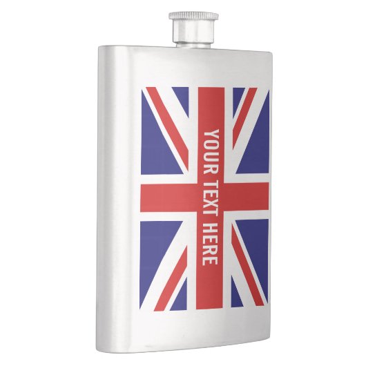 英国国旗のカスタムなイギリスの旗の鋼鉄飲み物のフラスコ フラスク (右)