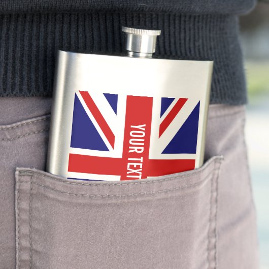 英国国旗のカスタムなイギリスの旗の鋼鉄飲み物のフラスコ フラスク (インサイチュ)