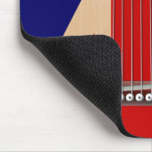 英国国旗のギター マウスパッド (コーナー)