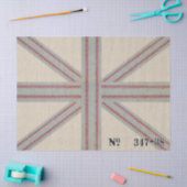 英国国旗のジュートのウェビングのDecoupageのティッシュペーパー 薄葉紙 (クラフト)