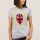 英国国旗のスカル Tシャツ (正面)