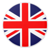 英国国旗のセラミックキャビネットのノブ セラミックノブ (正面)