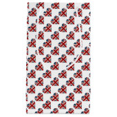 英国国旗のハート形の旗 スモールペーパーバッグ (正面)