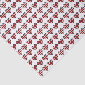 英国国旗のハート形の旗 薄葉紙 (詳細)