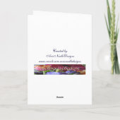 英国国旗のハート恋しく思/ユー+軍隊 シーズンカード (裏面)