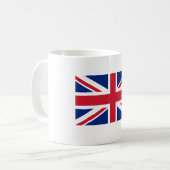 英国国旗のプロダクトおよびTシャツ コーヒーマグカップ (正面左)