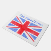 英国国旗のペルソナライズ ドアマット (アングル)