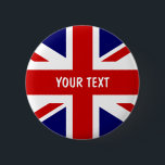 英国国旗のボタン |ユニオパーソナライズされたンジャック 缶バッジ<br><div class="desc">英国国旗のボタン |ユニパーソナライズされたオンジャック。全国アイディアとパーティーで最も安いギ王室のフトイベント。英語の赤と白と青。パーソナライズ可能文字。</div>