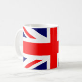 英国国旗のマグ コーヒーマグカップ (正面左)