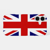 英国国旗のユニオン・ジャック iPhone 16ケース (裏面横)