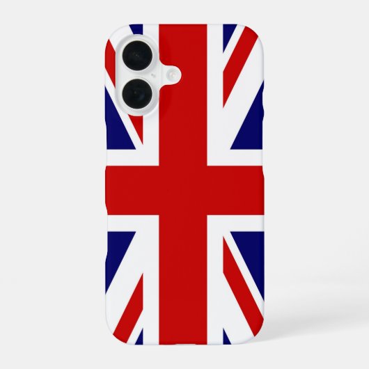 英国国旗のユニオン・ジャック iPhone 16ケース (裏面)
