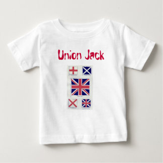 英国国旗のワイシャツ ベビーTシャツ