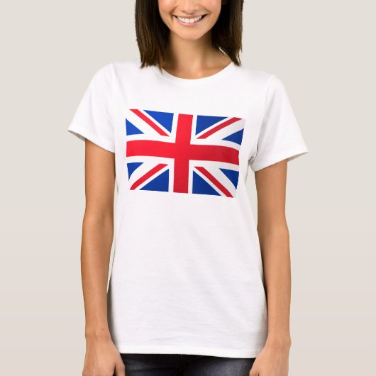 英国国旗の旗のワイシャツ Tシャツ (正面)