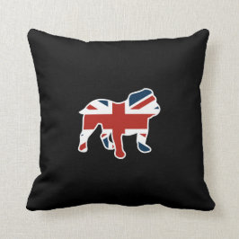 英国国旗の旗の英国のブルドッグ クッション