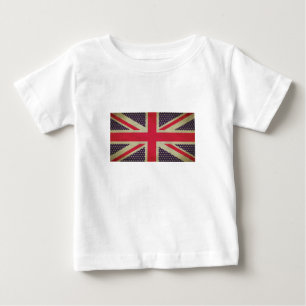 英国国旗の旗のTシャツ ベビーTシャツ