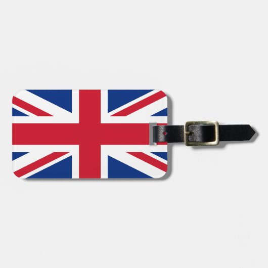 英国国旗の旗 ラゲッジタグ (正面横)