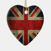 英国国旗の旧式なイギリスの旗イギリス セラミックオーナメント (右)