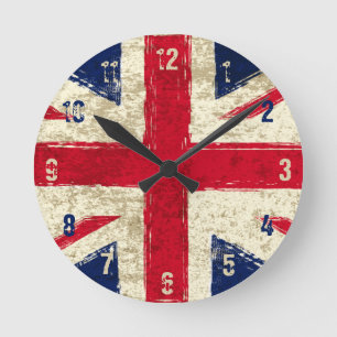 英国国旗の時計 – クックアート – 壁時計