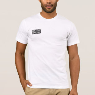 英国国旗の白のTシャツ Tシャツ