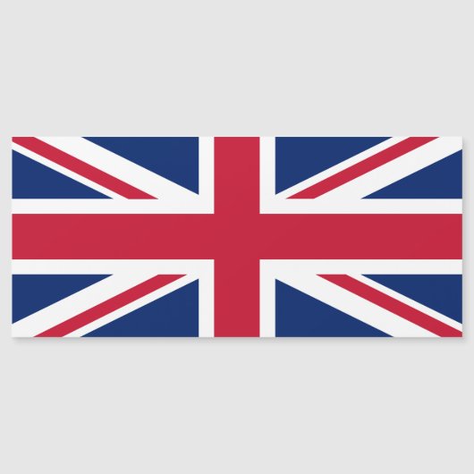英国国旗の磁気カード (正面)
