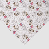 英国国旗の英国のブルドッグ及びティッシュペーパー 薄葉紙 (詳細)