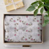 英国国旗の英国のブルドッグ及びティッシュペーパー 薄葉紙 (ギフト)