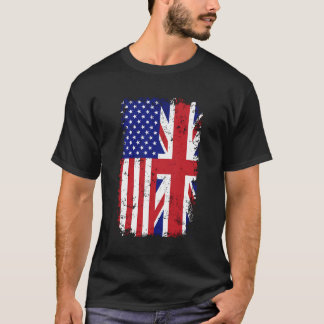 英国国旗の長袖シャツ Tシャツ