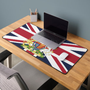 英国国旗の電話代 デスクマット