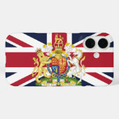 英国国旗の電話代 Case-Mate iPhoneケース (裏面 (横))