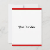 英国国旗の顔 招待状 (裏面)