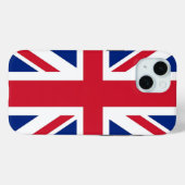 英国国旗のApple iPhone 15 Case-Mate iPhoneケース (裏面 (横))
