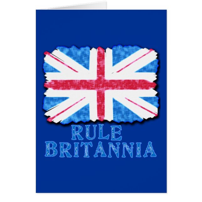 英国国旗のTシャツとの規則BRITANNIA (正面)