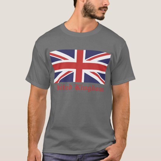 英国国旗のTシャツ Tシャツ (正面)