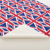 英国国旗を持つ愛国心統一されたのあるシェルパ毛布 シェルパブランケット (3/4)