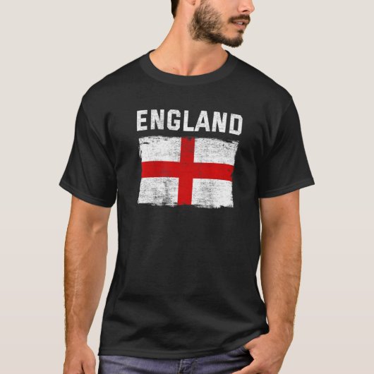 英国国旗イングランド・セントジョージ・クロス Tシャツ (正面)