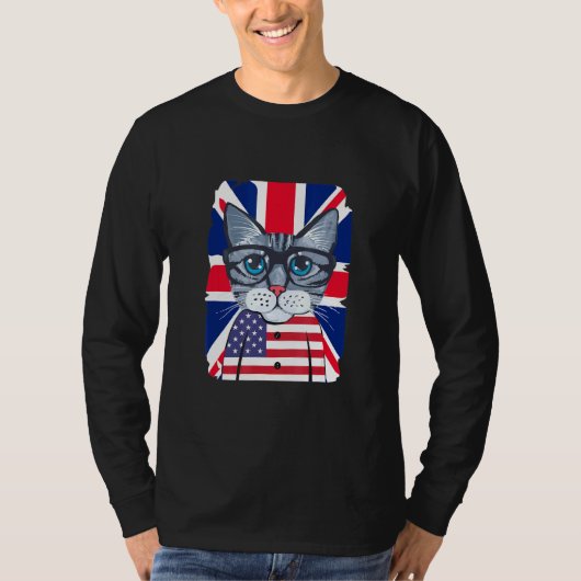 英国国旗クールアメリクールカ Tシャツ (正面)