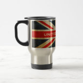 英国国旗グランジなイギリスのタンブラー トラベルマグ (左)