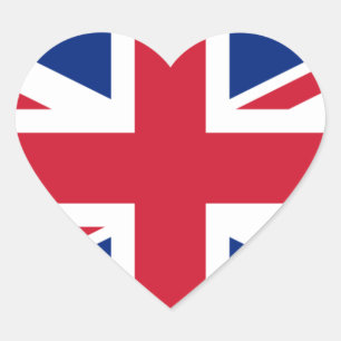 英国国旗シールハート型オプション>>> ハートシール