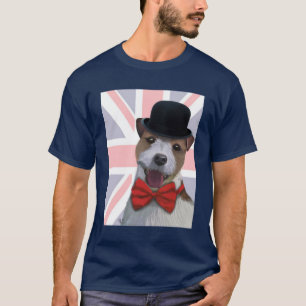 英国国旗ジャックラッセル Tシャツ
