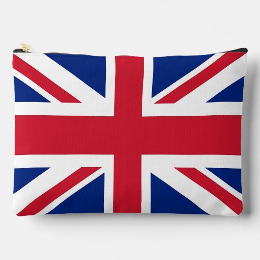 英国国旗プリントバッグ アクセサリーポーチ (正面)