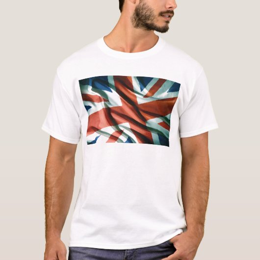 英国国旗ポップ・アートの術 Tシャツ (正面)