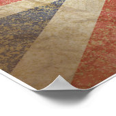 英国国旗動揺して ポスター (角)