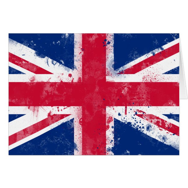 英国国旗統一されたまたはユニオンジャック (正面横)