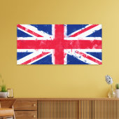 英国国旗統一されたまたはユニオンジャック キャンバスプリント (インサイチュ (リビング))