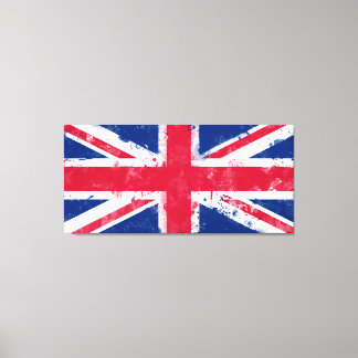 英国国旗統一されたまたはユニオンジャック キャンバスプリント