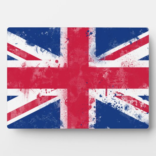 英国国旗統一されたまたはユニオンジャック フォトプラーク (正面)