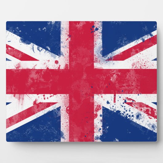 英国国旗統一されたまたはユニオンジャック フォトプラーク (正面)